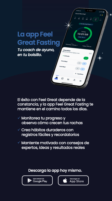 App Feel Great — seguimiento metabólico, ayuno y macros